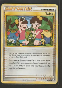 Twins 89/102 - Triumphant - LP-MP Trainer Pokemon Card - Image 1