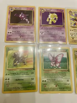 Set Of 13 Pokemon Cards-Base Set-Fossil-Jungle-1st Edition-No DUPES - Image 3