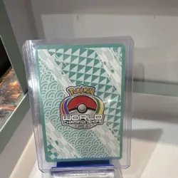 Pokemon Mew V 113/264 Fusion Strike Holo Card 180 HP World Championships 2023 - Image 2