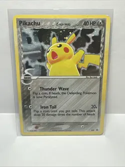 2006 Pokemon Pikachu Black Star Promo 035 Holo Rare Card TCG MP - Image 1
