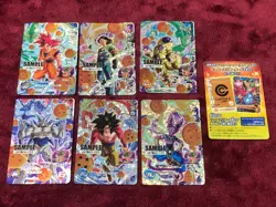 Um7 Sample Card Super Dragon Ball Heroes Carddass Divers Novelty - Image 1