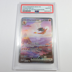 2023 PSA 10 GEM MT Pokemon 199/165 Charizard ex SV 151 SIR SAR Card 58210B - Image 1