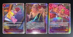 Black Maria OP08-074 & Op10 071, Op10 072. SR Two Legends. One Piece. 3 CARDS! - Image 1