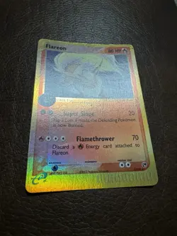 Pokemon TCG Sandstorm Flareon Reverse Holo Card 5/100 MP - Image 3