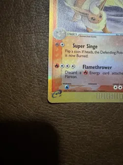 Pokemon TCG Sandstorm Flareon Reverse Holo Card 5/100 MP - Image 5