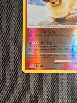 FLAREON Lv. 43 Majestic Dawn Set POKEMON Reverse HOLO 2008 Trading Card 19/100 - Image 4