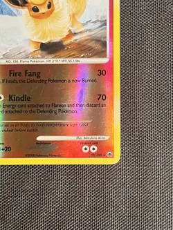 FLAREON Lv. 43 Majestic Dawn Set POKEMON Reverse HOLO 2008 Trading Card 19/100 - Image 5