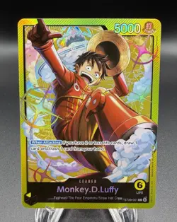 (X4) Monkey.D.Luffy ST29-001 Leader Card Starter Deck One Piece Cards English - Image 3