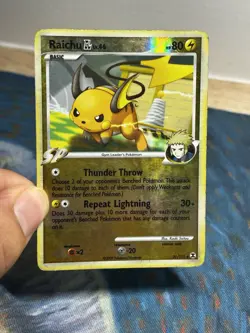 Raichu GL 31/111 Rare Reverse Holo Platinum Rising Rivals Pokemon Card HP - Image 3