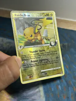 Raichu GL 31/111 Rare Reverse Holo Platinum Rising Rivals Pokemon Card HP - Image 4