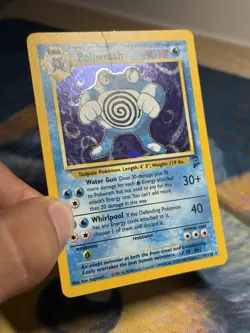 Poliwrath 15/130 Base Set 2 Holo Rare Wotc Wizards Vintage Pokemon Card MP PL - Image 4