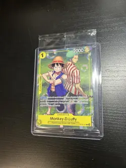 One Piece CCG Monkey.D.Luffy OP10-111 Set Sail Event Promo Card Factory Sealed - Image 1