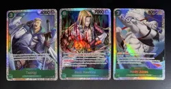 Basil Hawkins OP07-029 SR, Hody Jones Op 06-035 SR, Tashigi Op10-032 SR. 3 CARDS - Image 1