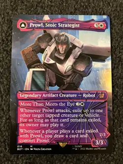 Magic MTG - Prowl, Stoic Strategist (Shattered Glass) - UB: Transformers - Image 1