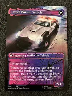 Magic MTG - Prowl, Stoic Strategist (Shattered Glass) - UB: Transformers - Image 2