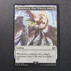 Sephiroth, One-Winged Angel // Robot Warrior Double-Sided Token - T - FIN - 0024 - Image 1