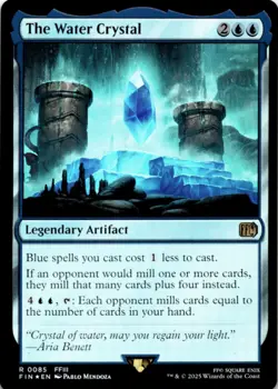 MTG The Water Crystal Foil NM FINAL FANTASY Magic 85 - Image 1
