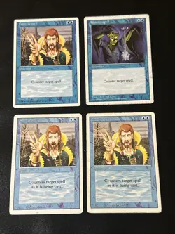 Counterspell X4 Various Sets And Condition Cond See Pics Front Back - Image 1