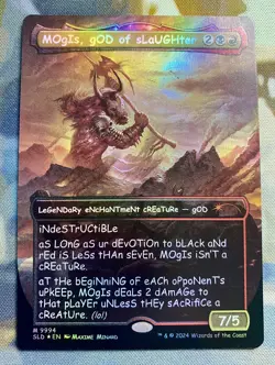1x Mogis God of Slaughter 🔥 Borderless FOIL 🔥MTG Near Mint NM Secret Lair 9994 - Image 1