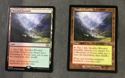 Magic the Gathering Wooded Foothills ( Retro Frame) #441. Wooded Foothills # 236 - Image 1