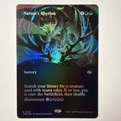 Nature's Rhythm (Borderless) Tarkir: Dragonstorm Foil - Image 1