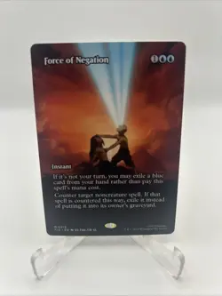 Magic the Gathering Avatar ATLA Force of Negation #0013 Extended Art Mythic MTG - Image 1