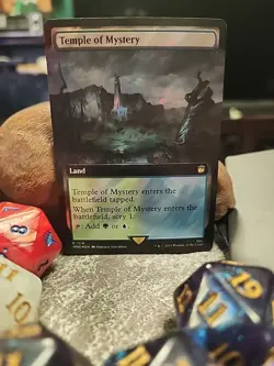 MTG Temple of Mystery - Surge foil - Dr. Who Commander #1119 - Image 1