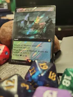 MTG Temple of Mystery - Surge foil - Dr. Who Commander #1119 - Image 2