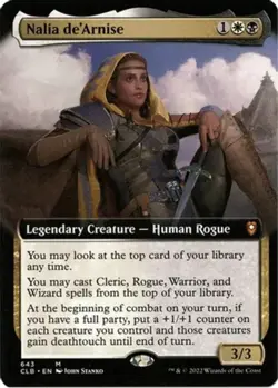 1 x Nalia de'Arnise - Extended Art - Commander Legends: Battle for Baldur's Gate - Image 1