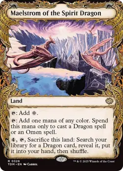 Maelstrom of the Spirit Dragon Showcase Tarkir: Dragonstorm NM MTG - Image 1