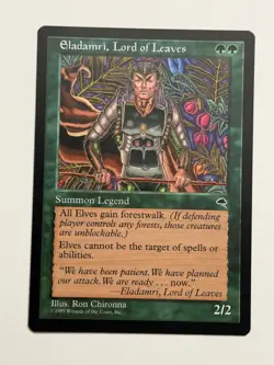 Eladamri, Lord of Leaves Tempest NM-/LP MTG Magic the Gathering - Image 1