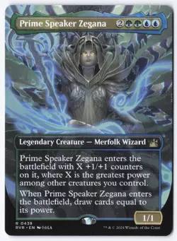 Prime Speaker Zegana (Anime Borderless) R Ravnica Remastered 439 NM - Image 1
