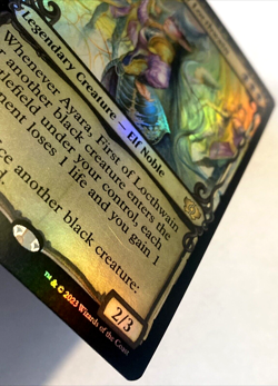 MTG Ayara, First of Locthwain FOIL March of the Machine Multiverse Legends 13 NM - Image 3