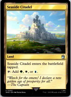 Magic the Gathering Seaside Citadel Doctor Who Commander MTG Free Shipping! - Image 1