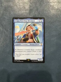 O'aka, Traveling Merchant - MTG - Commander: Final Fantasy - Excellent NM - Image 1
