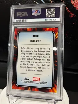 2025 TOPPS CHROME MARVEL PURPLE SHIMMER BULLSEYE /75 - Image 3