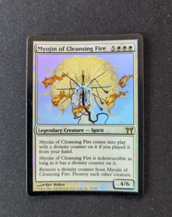 Magic Mtg FOIL Champions of Kamigawa Myojin of Cleansing Fire near mint - Image 1