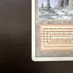 MTG: Plateau, Moderate Play, English - Revised - MP - Dual Land - Reserved List - Image 4