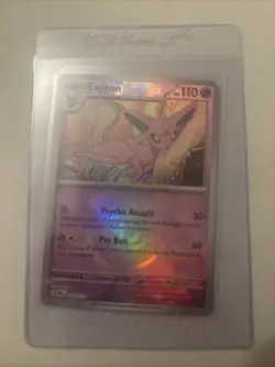 Pokemon Espeon Master Ball Pattern 033/131 Prismatic Evolutions Reverse Holo - Image 1