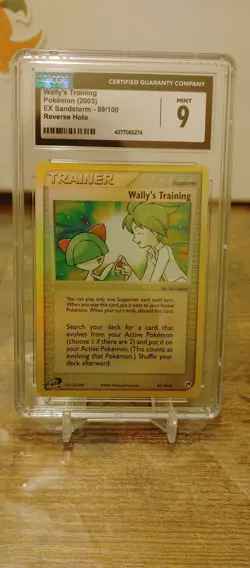 Pokemon TCG Wally's Training 2003 Reverse Holo Ex Sandstorm 89/100 - Image 1