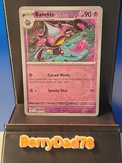 Banette 060/159 Sv09: Journey Together Reverse Holo Pokemon TCG NM - Image 1