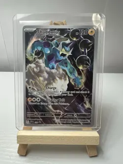 2025 Pokemon Thundurus 209 Black Star Promo Illustration Holo (B) - Image 1