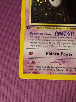 POKEMON UNOWN [A] 14/75 NEO DISCOVERY HOLO - Image 2
