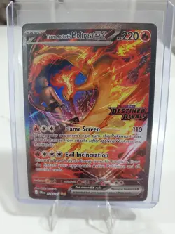 Team Rocket's Moltres EX - Destined Rivals Stamp 229/182 NM Pokemon TCG - Image 3