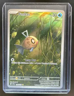2024 Pokemon SV Surging Sparks SSP EN Feebas #198/191 - Image 1