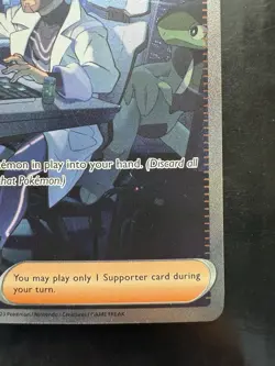 Pokemon Professor Turo's Scenario Special Illustration Paradox Rift 257/182 (NM) - Image 5