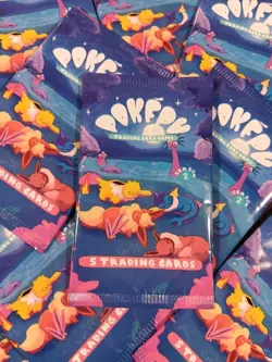 Pokepu Season Two Booster Pack - Pokemon Fan Art By Mick Junco 1 SINGLE Pack - Image 1