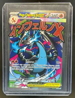 2025 Pokemon ME Black Star Promos MEP EN Mega Charizard X ex #023 - Image 1