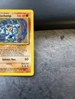 Machamp 1st Edition Holo 1999 Pokemon Base Set #8/102 - Near Mint see pictures - Image 3