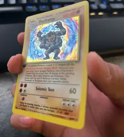 Machamp 1st Edition Holo 1999 Pokemon Base Set #8/102 - Near Mint see pictures - Image 5